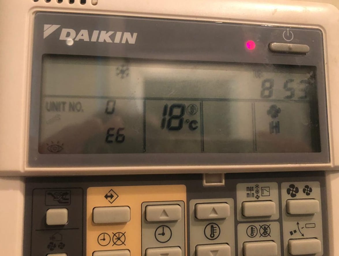 daikin oshibka E6